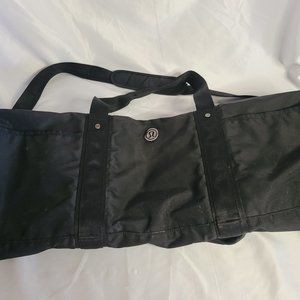 Lululemon Athletica Black Tube Duffle Bag 29" x 9" x 9"